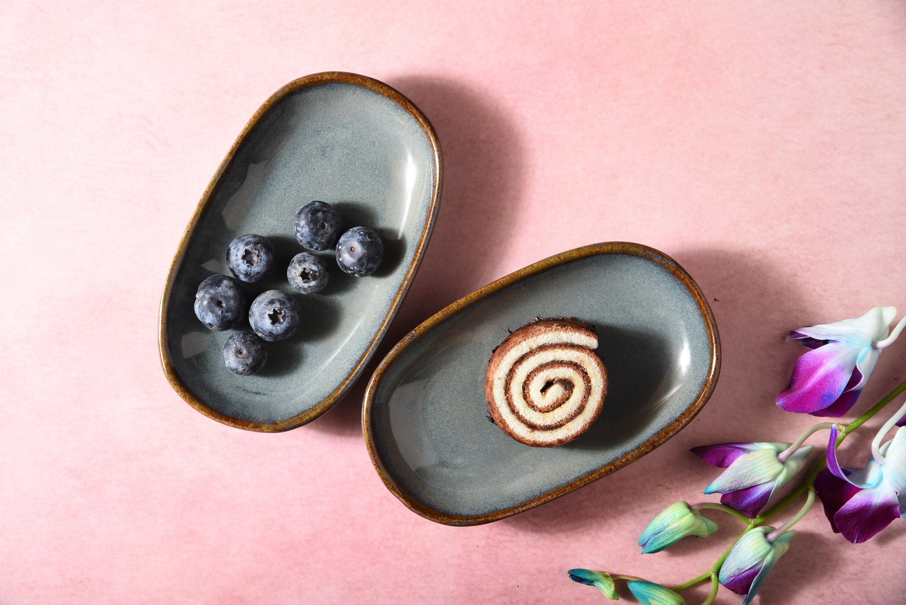 Grey Rustica Stoneware Snack Plate Collection - Simply Soho