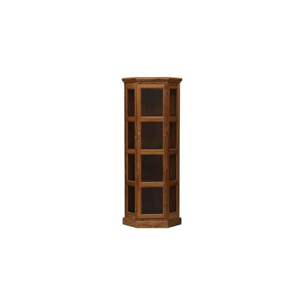 Elegent Solid Wood Bookshelf In Natural Finish