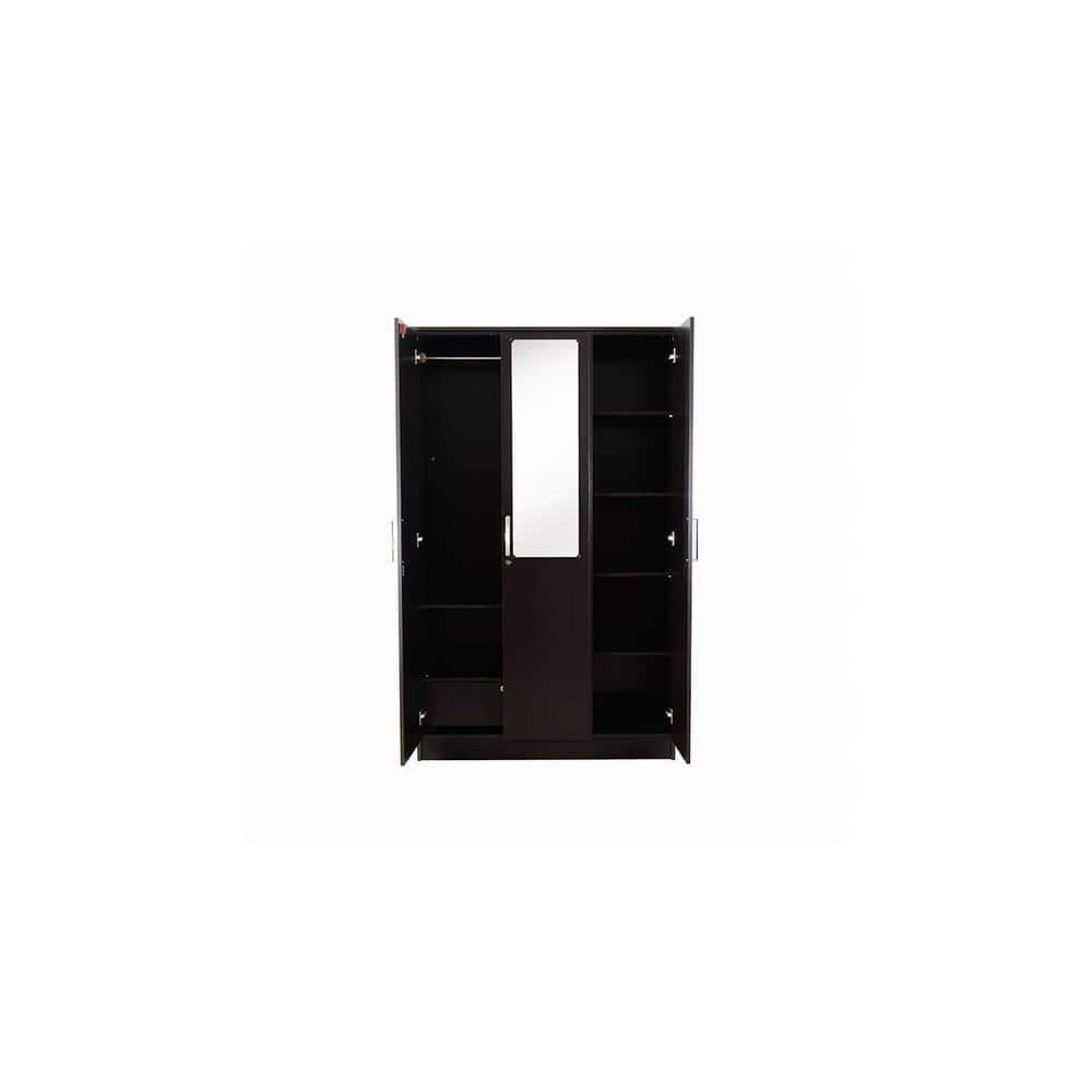 Luciana 3 door Wardrobe with Mirror