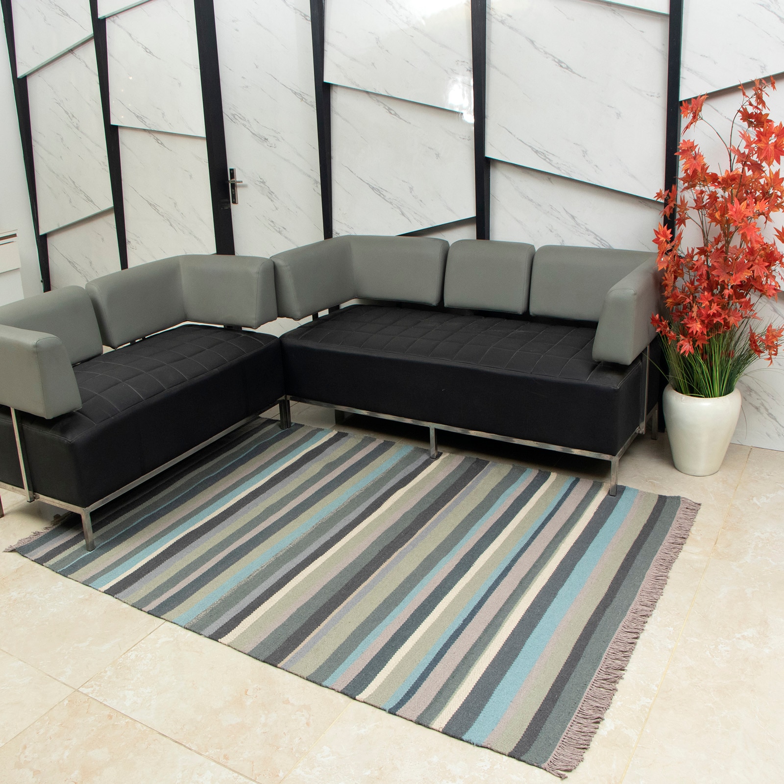 StripG Dhurrie 5 X 7