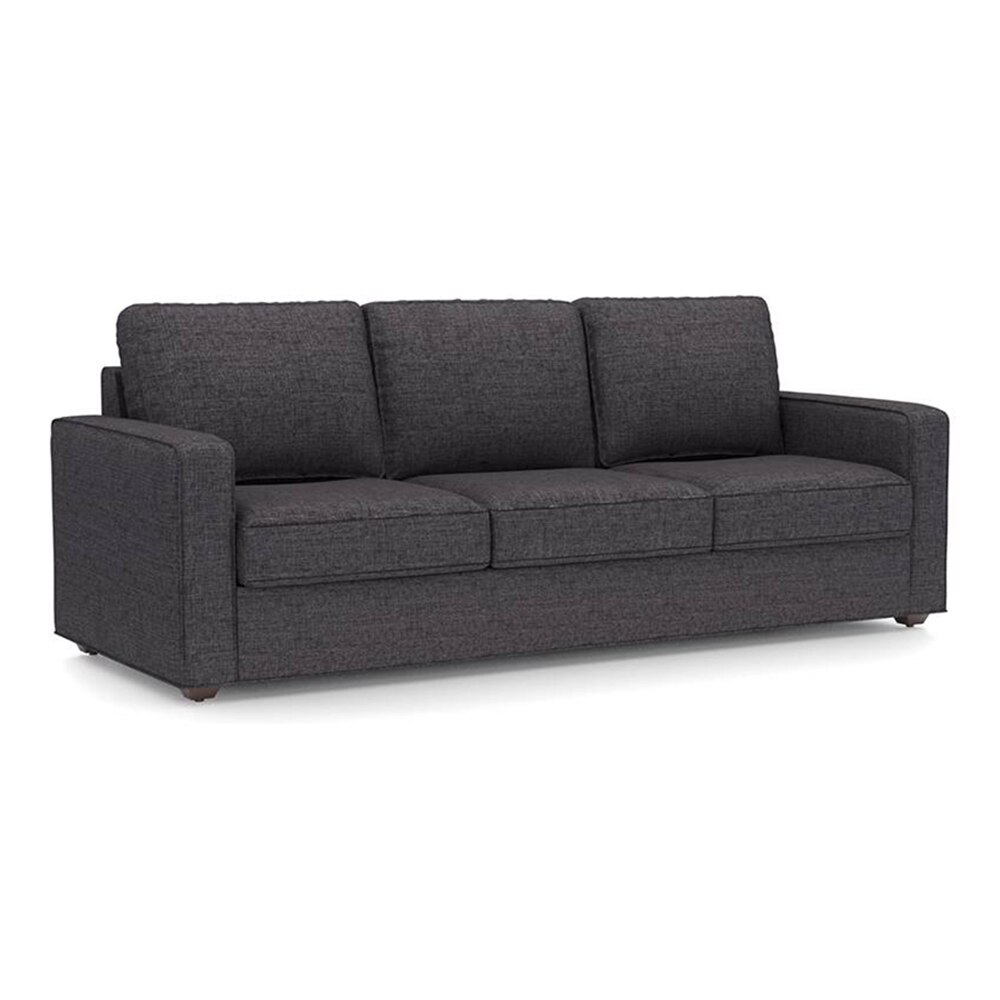 Apollo Sofa Set (Colour : Steel Grey, Cushion : Hard, Back Type : Regular, Seater : 3+1+1)