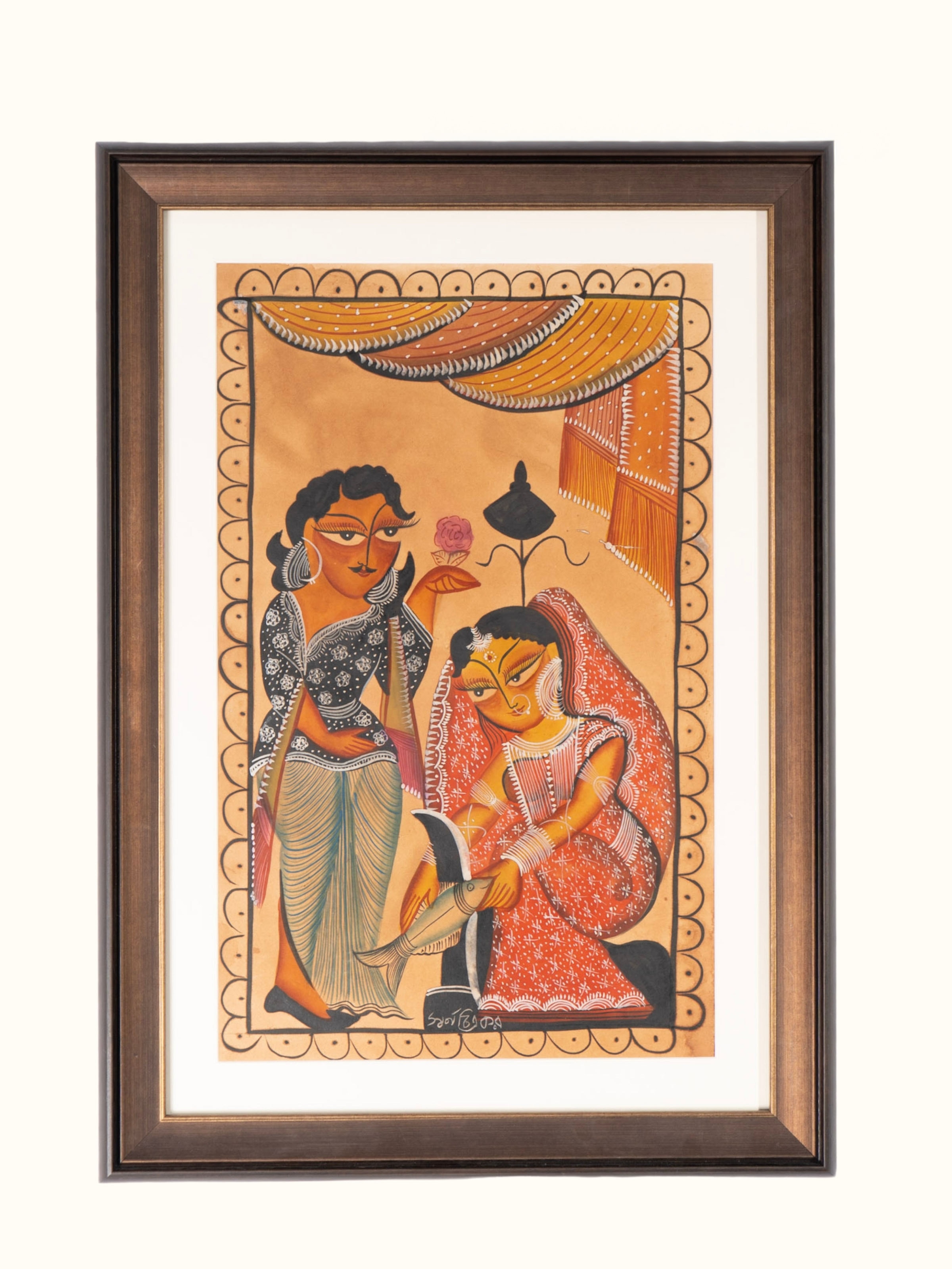 Babu Bibi Kalighat Painting