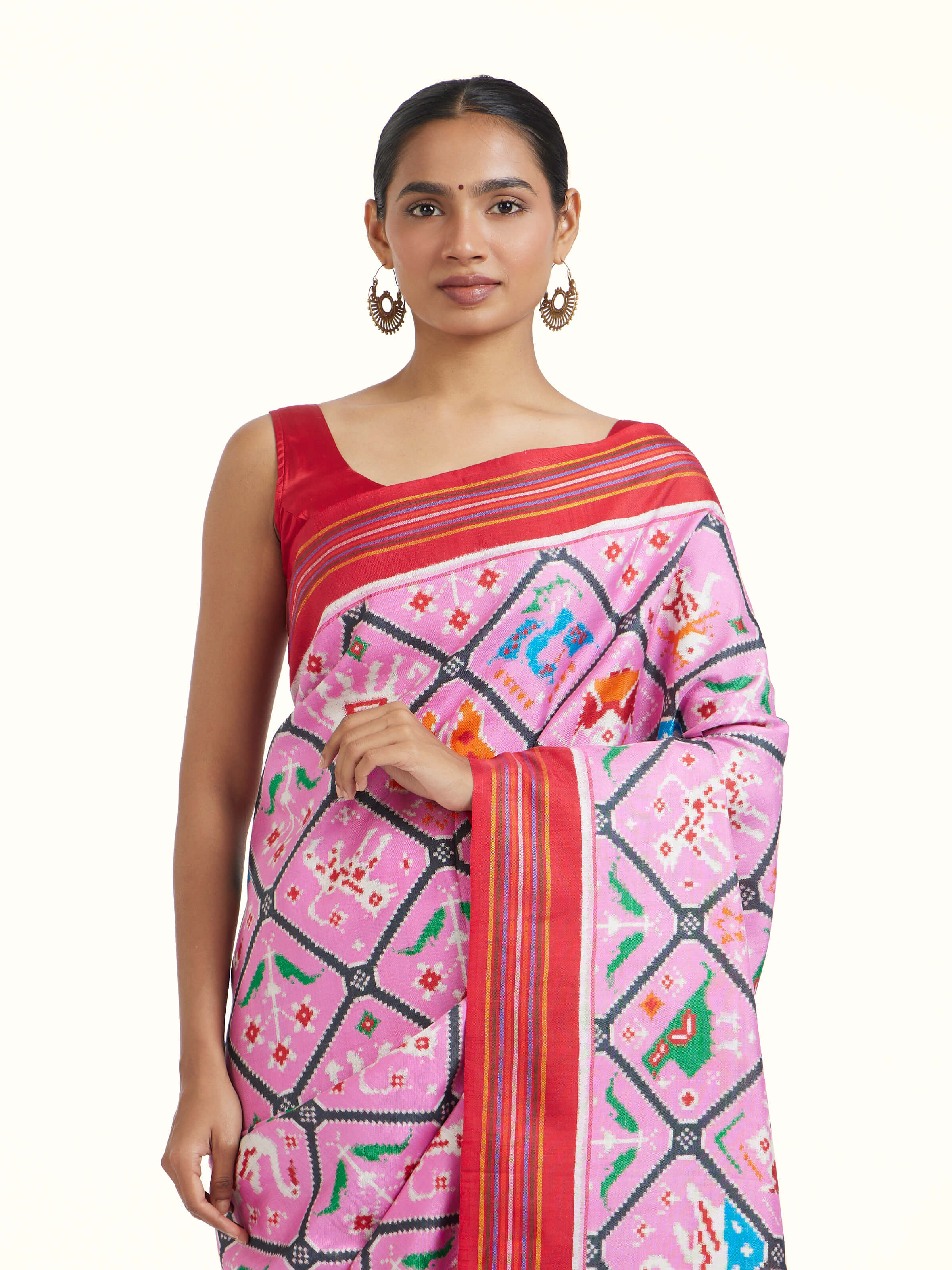 Silk Patan Patola Double Ikat Saree