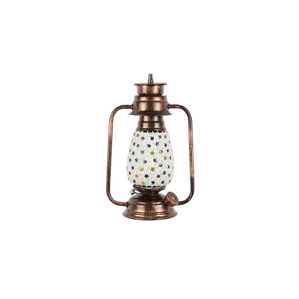Isla Multicolor Metal Wall Mounted Lantern Lamp