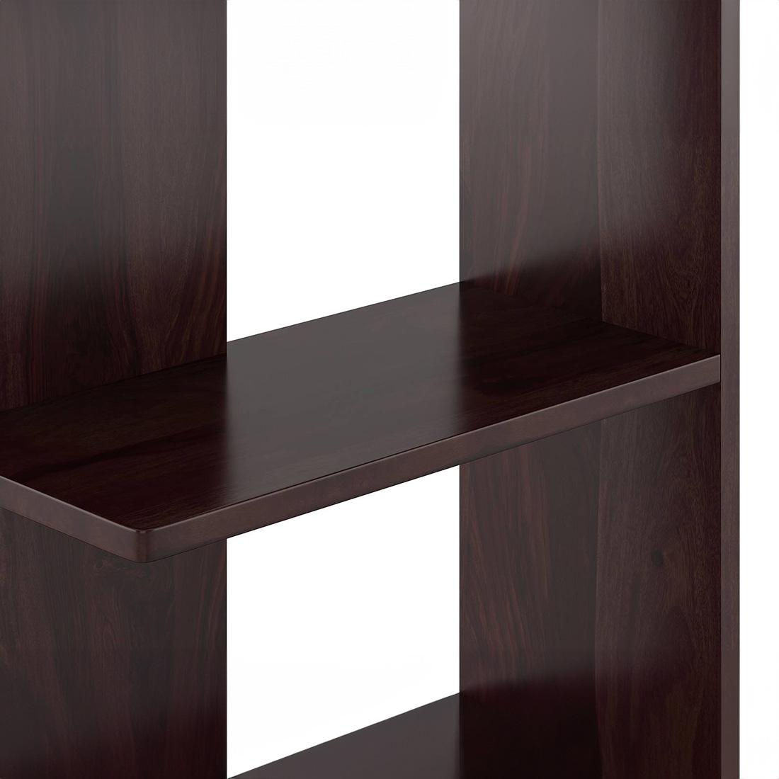 Paxton Solid Wood Bookshelf in Mahogany Finish