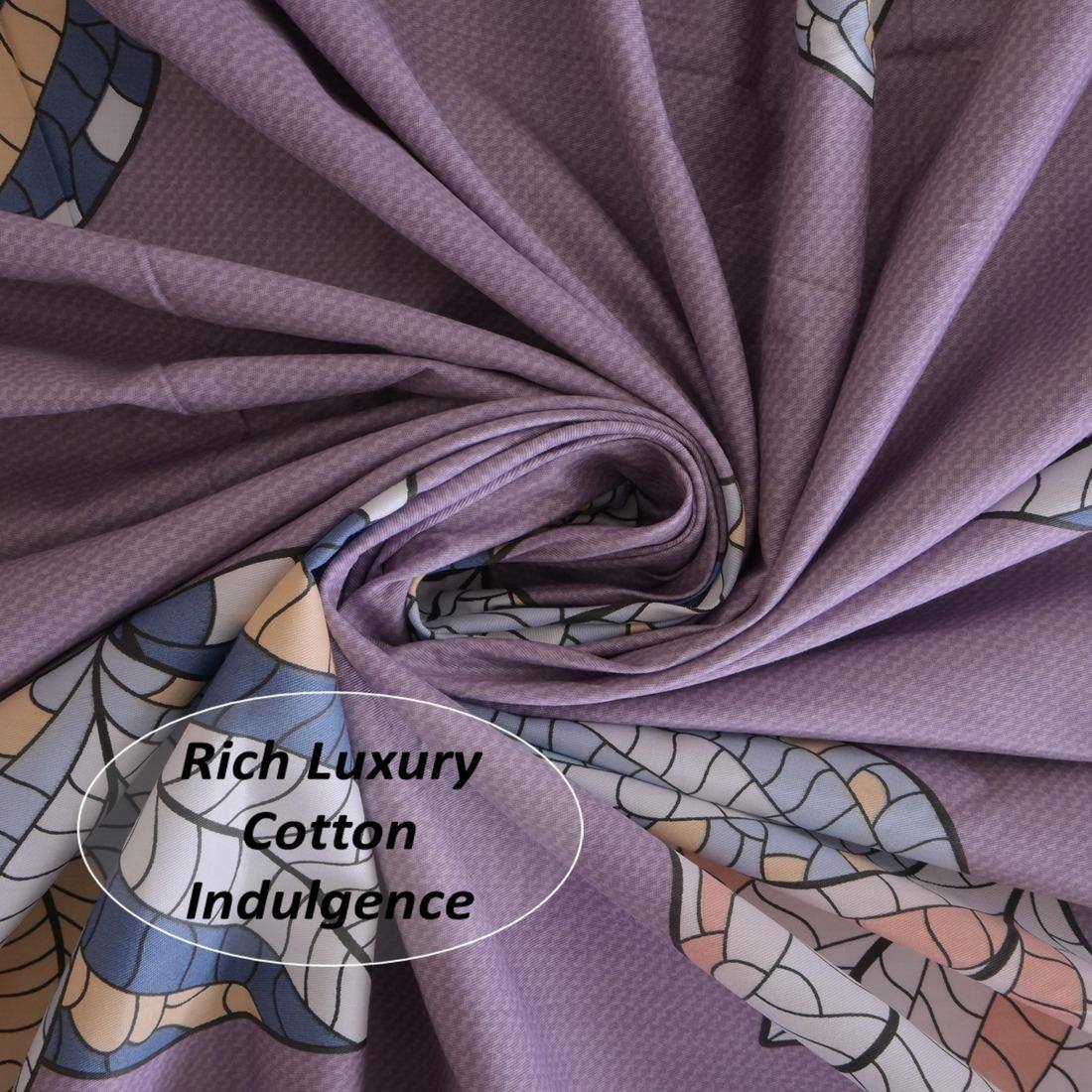 Threads Silky Touch Premium Super King Size Flat Bedsheet 275 x 275 cms