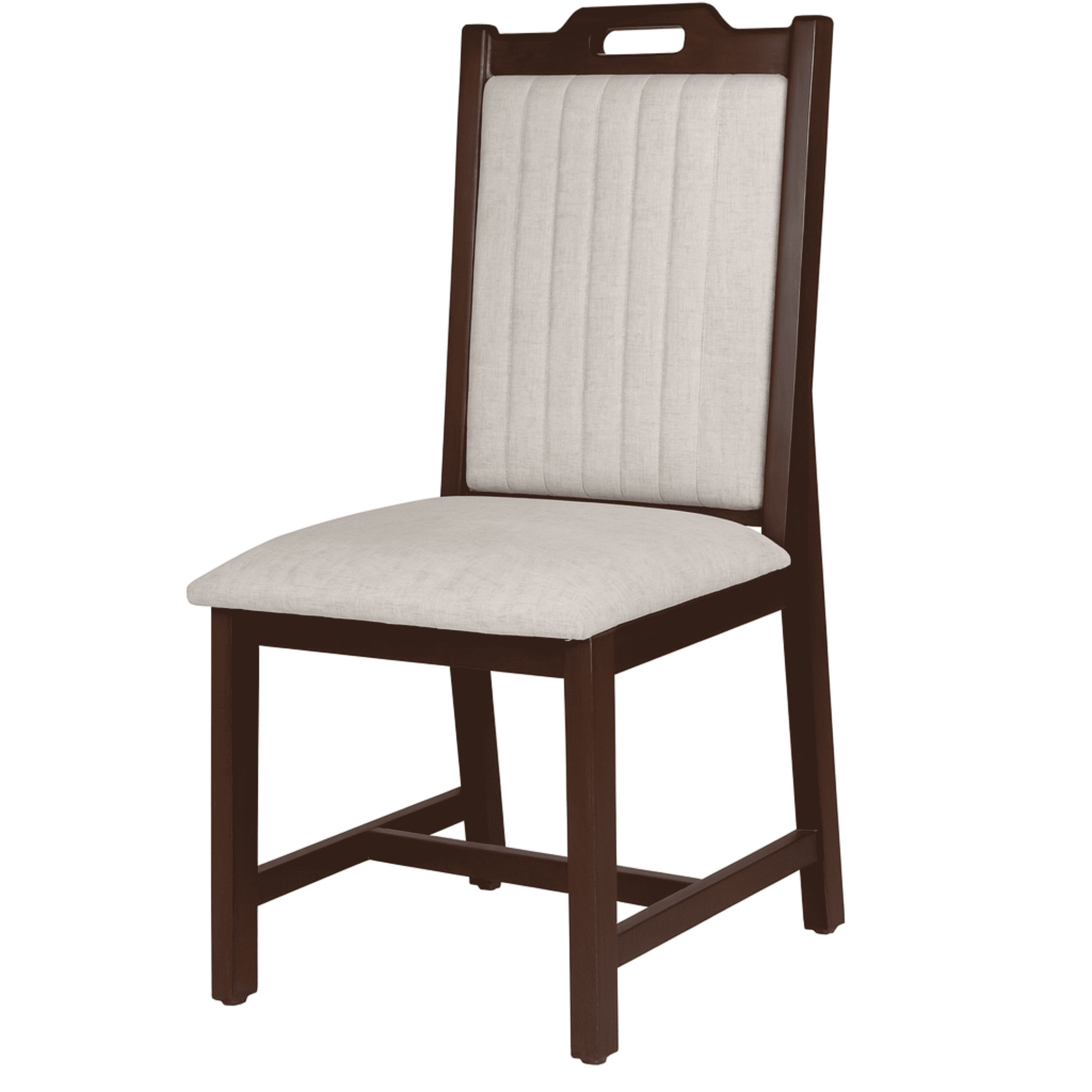 Globally Indian Compact Wooden 6 Seater Dining Table Set – Comfortable 6 Upholstered Seat and Back in Beige Sapphire