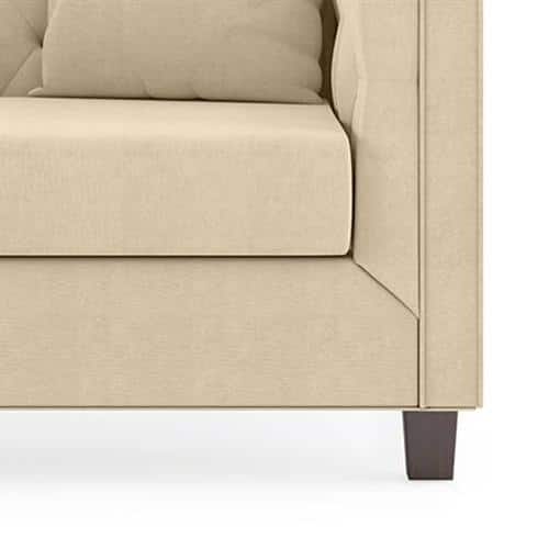 Windsor Premium 3 Seater Fabric Sofa in Birch Beige Colour