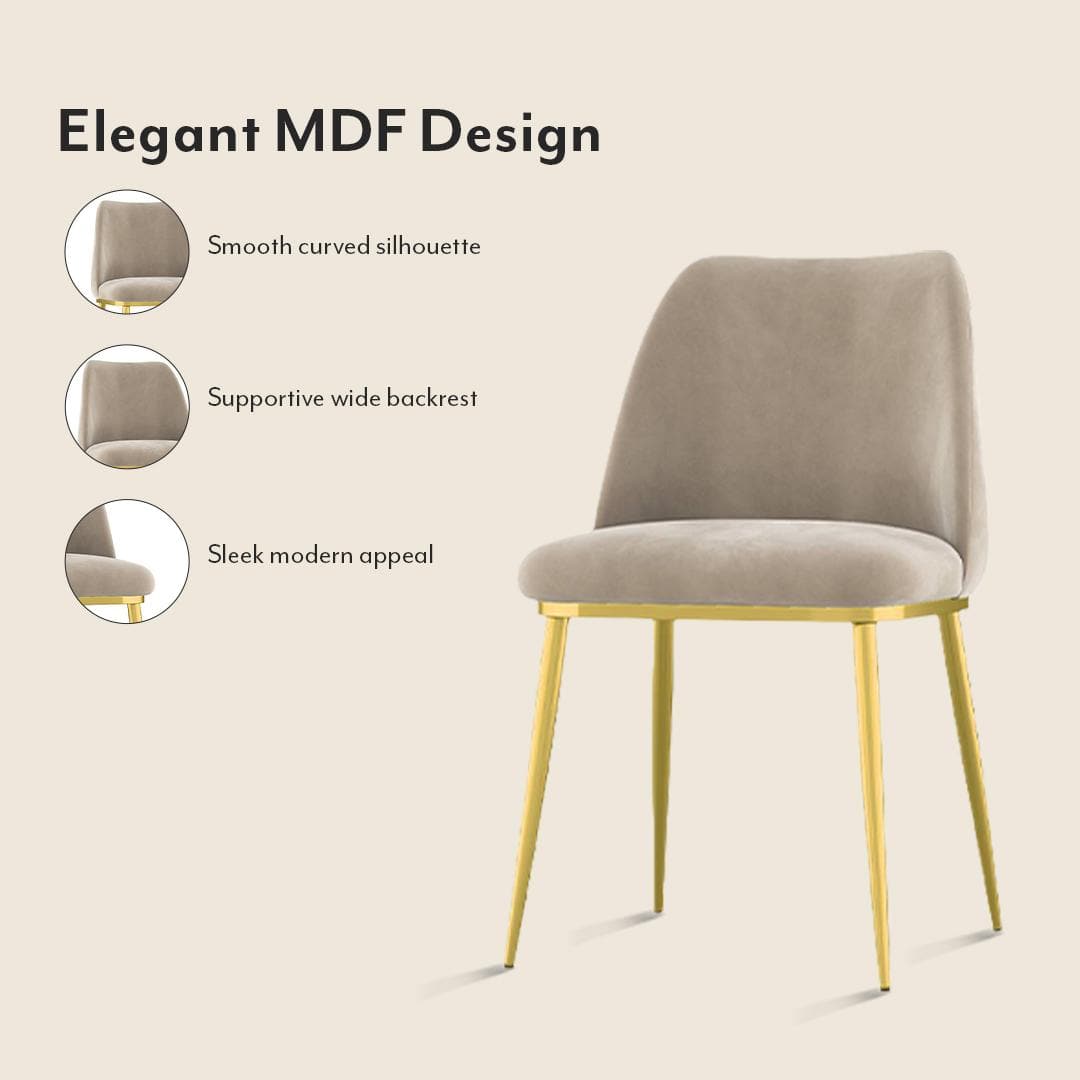 Gabriele Onyx 6 Seater Dining Table With Set Of 6 Olivia Dining Chairs