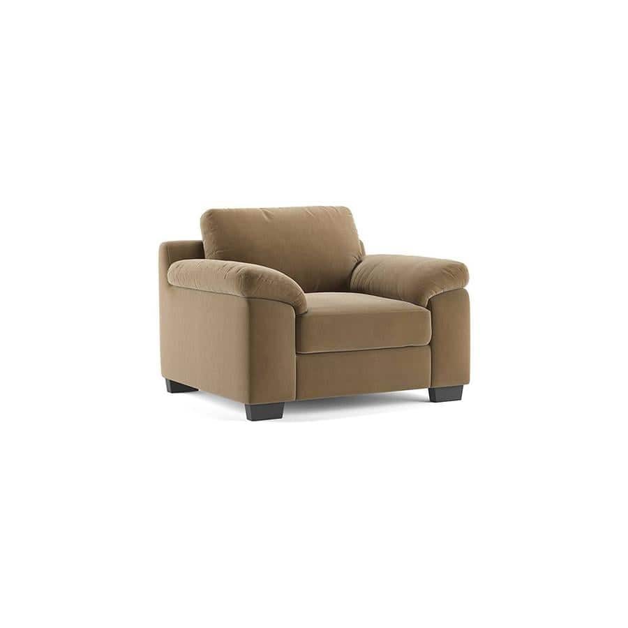 Esquel Sofa Set (Colour: Fawn Velvet, Seater: 3+2+1+1)