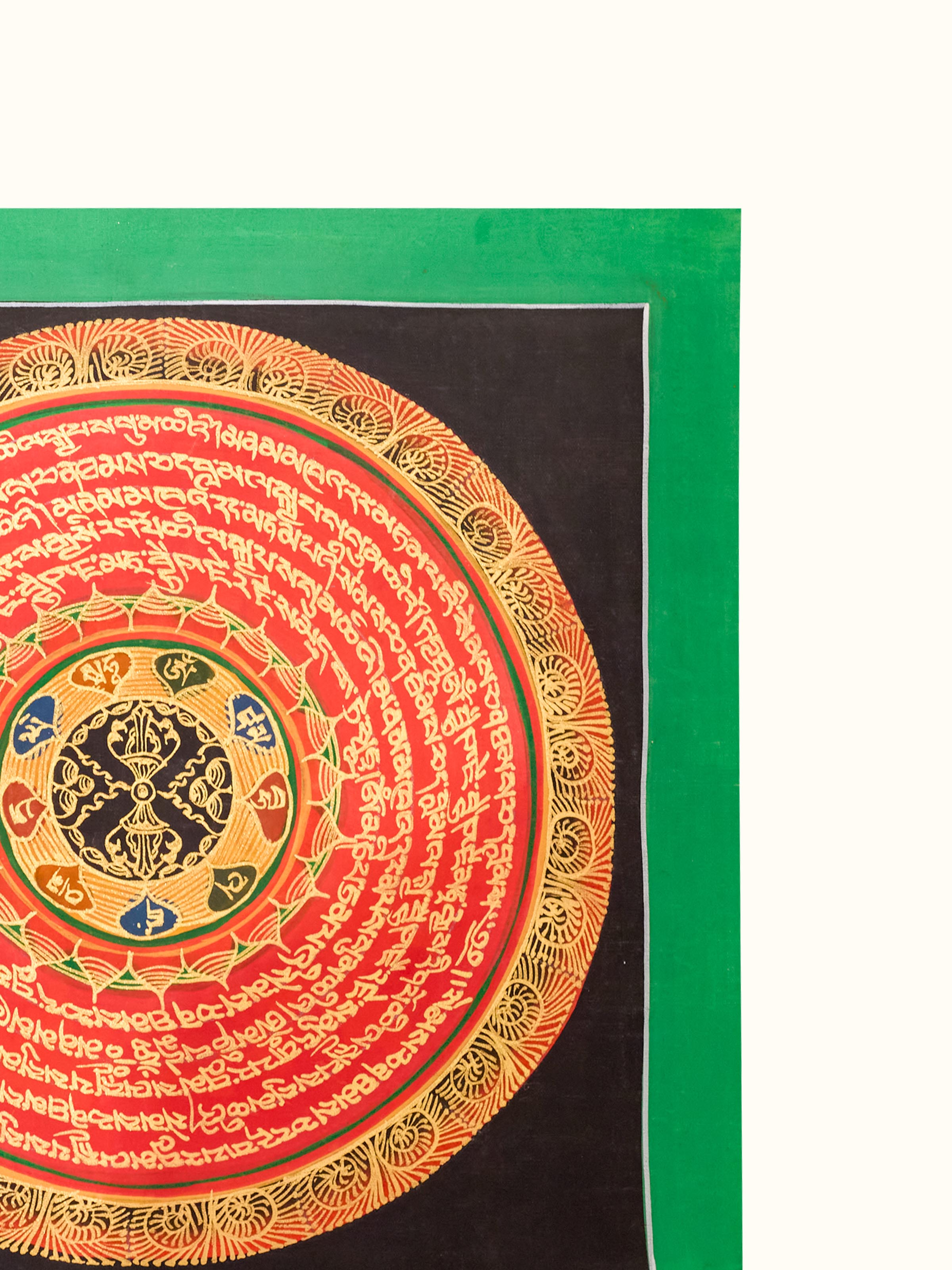 Mantra Mandala Thangka Painting