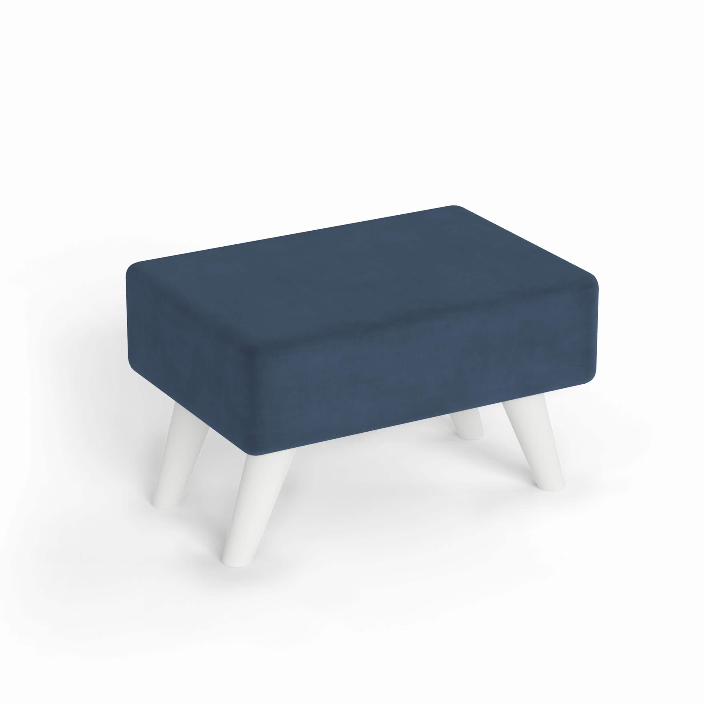 Midase Engineered Wood Multipurpose Ottoman in Blue Colour