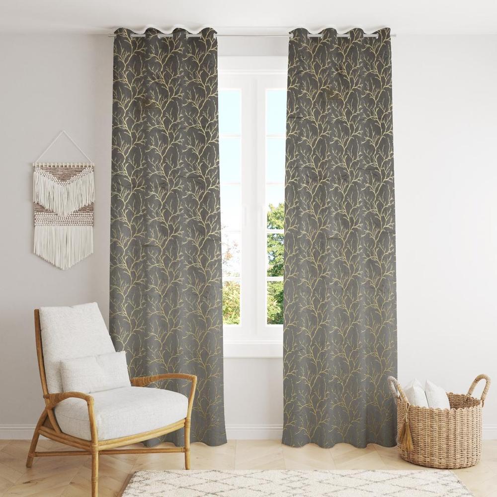 Dry Pack of 2 Blackout Door Curtain - Aaho Decor