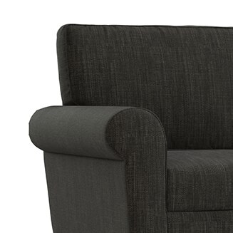 Oxford 2 Seater Fabric Sofa in Graphite Grey Colour