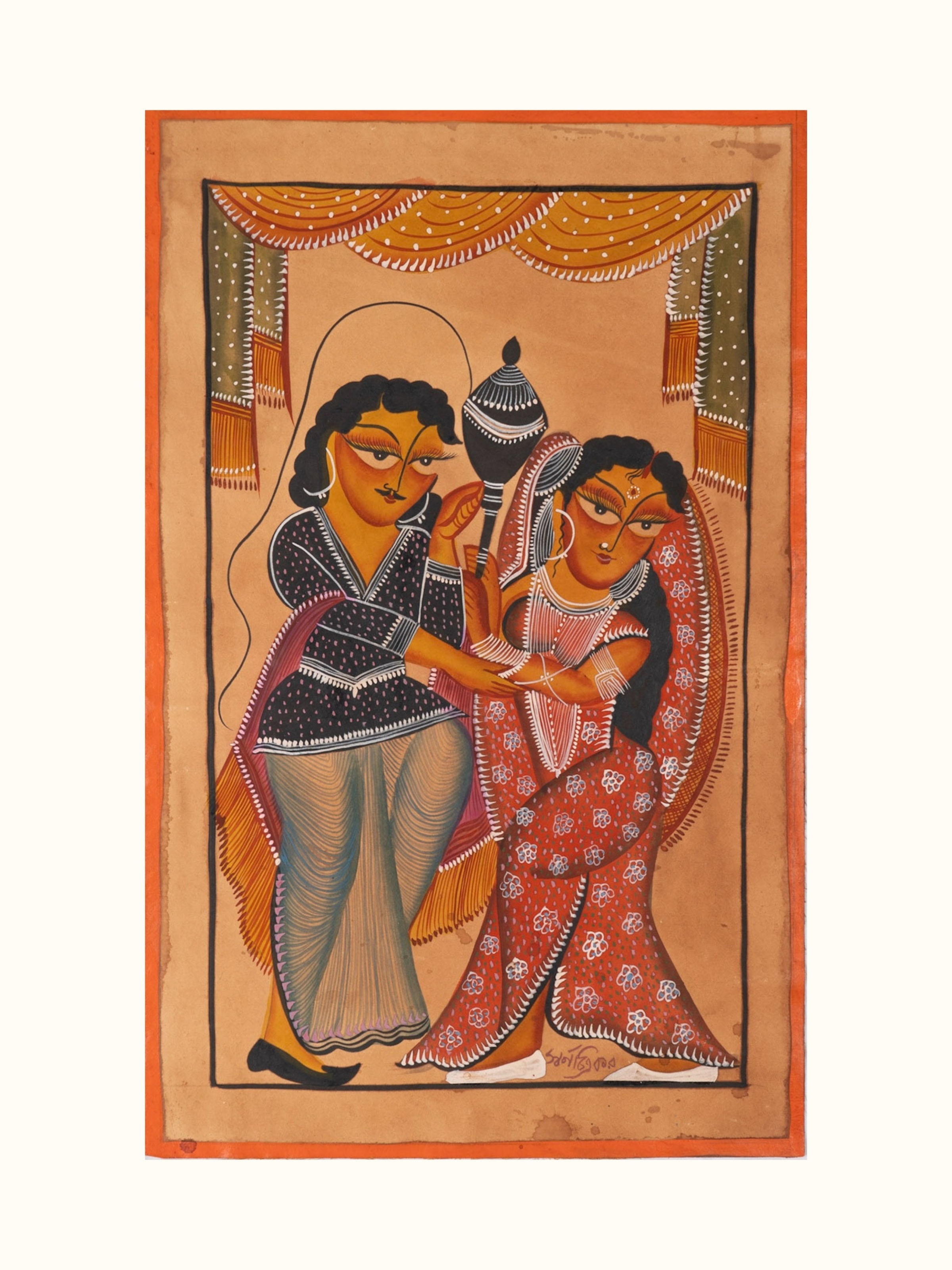 Babu Bibi Kalighat Painting