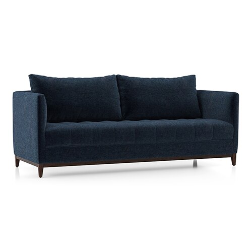 Florence Compact Sofa Set (Colour: Cobalt Blue, Seater: 3+1+1)