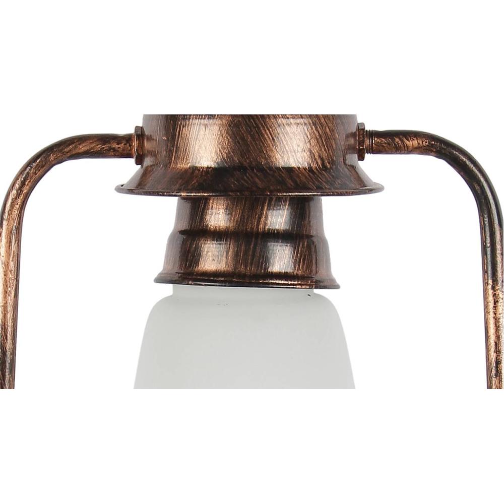 Harper White Metal Wall Mounted Lantern Lamp