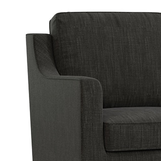 Abbey Sofa Set (Colour : Graphite Grey, Cushion : Hard, Seater : 3+2+1)