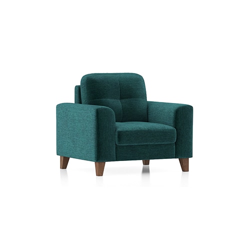 Verona Premium 1 Seater Fabric Sofa in Malibu Colour - Urban Ladder