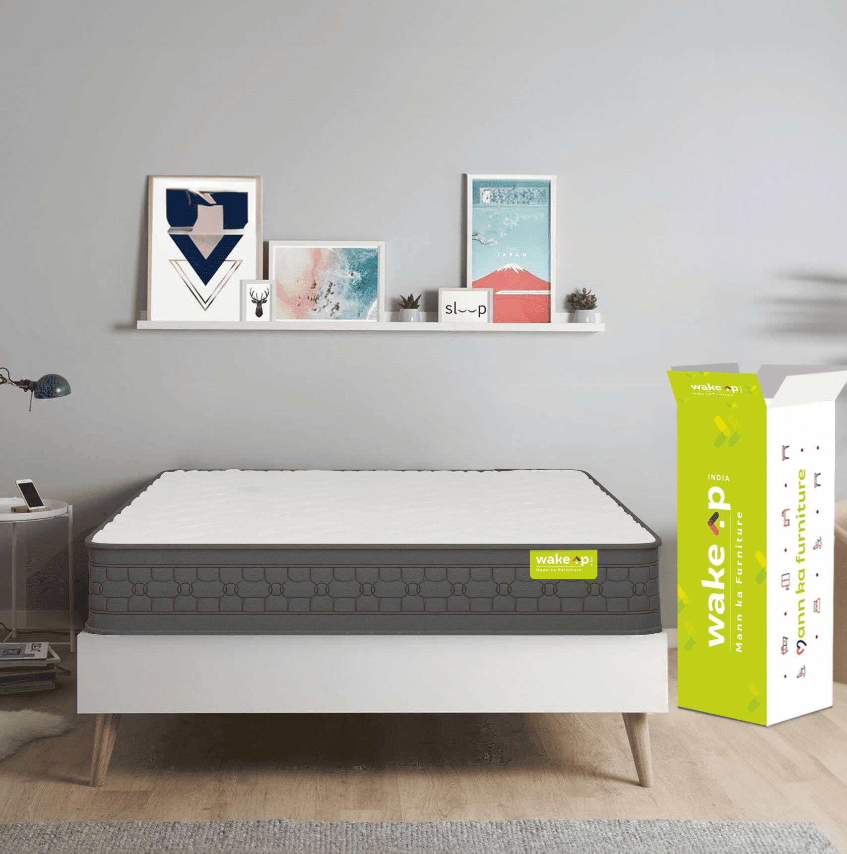 Luxuriate Hybrid Pocket Spring Mattress (75 x 60 in, 8 Inches)