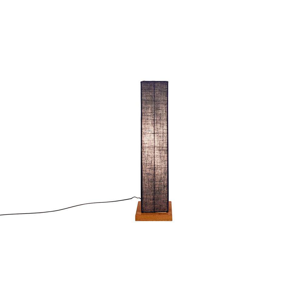 Miranda Blue Cotton Shade Floor Lamp