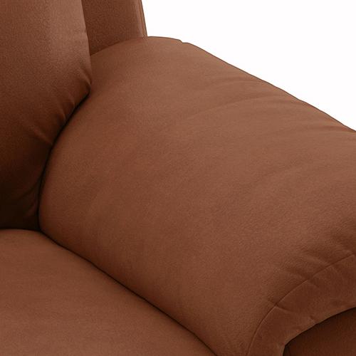 Esquel 2 Seater Leatherette Sofa in Tan Colour