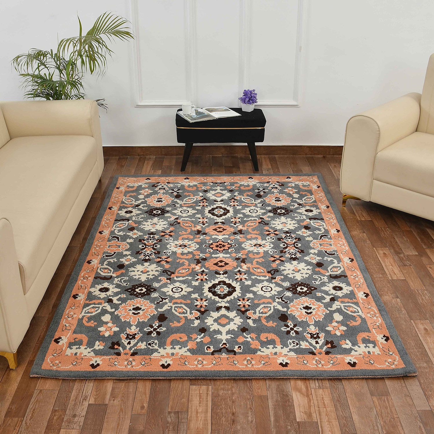 Multicolor Traditional Machine Made Polyester 2 X 5 Feet Carpet - Presto