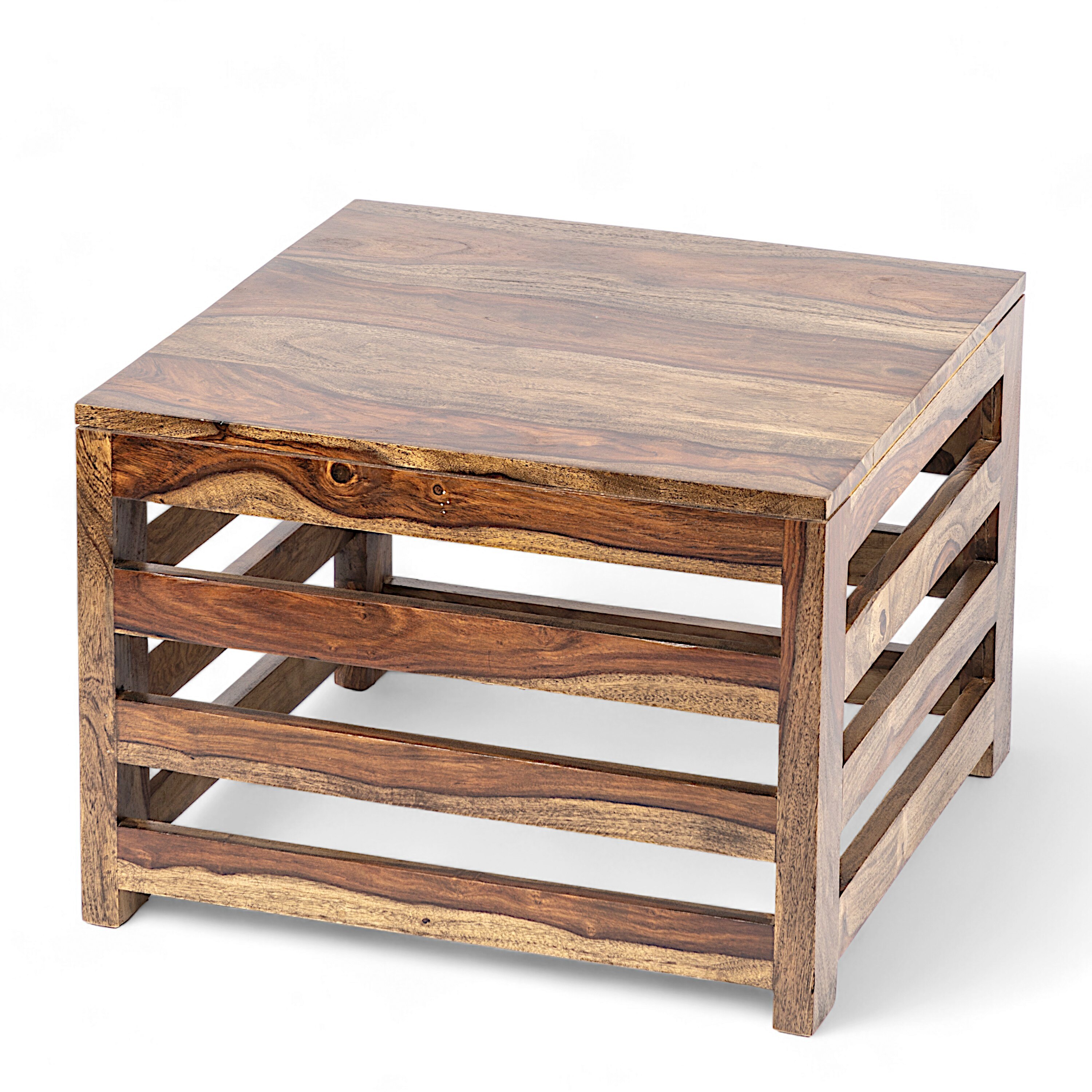 Montreal Sheesham Wood Coffee Table In Teak Finish