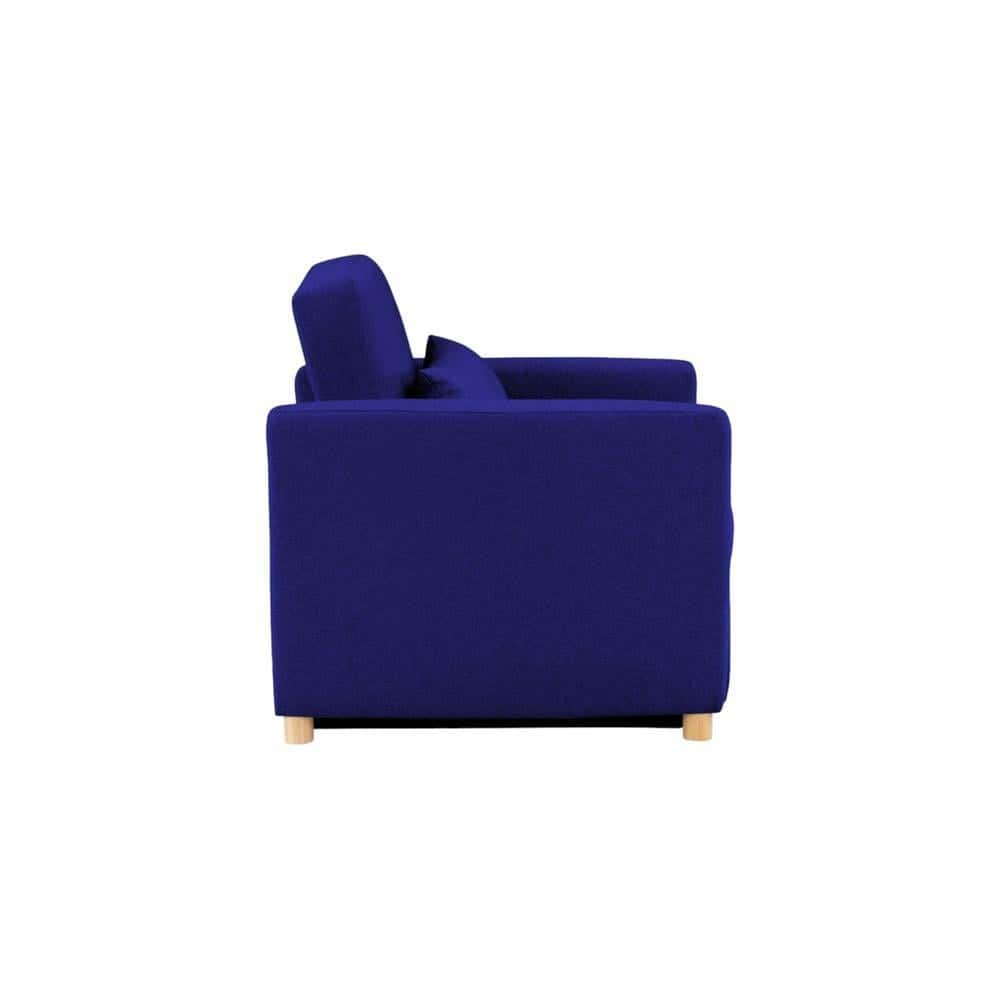 Jernell 1 Seater Sofa Cum Bed In Navy Blue Color