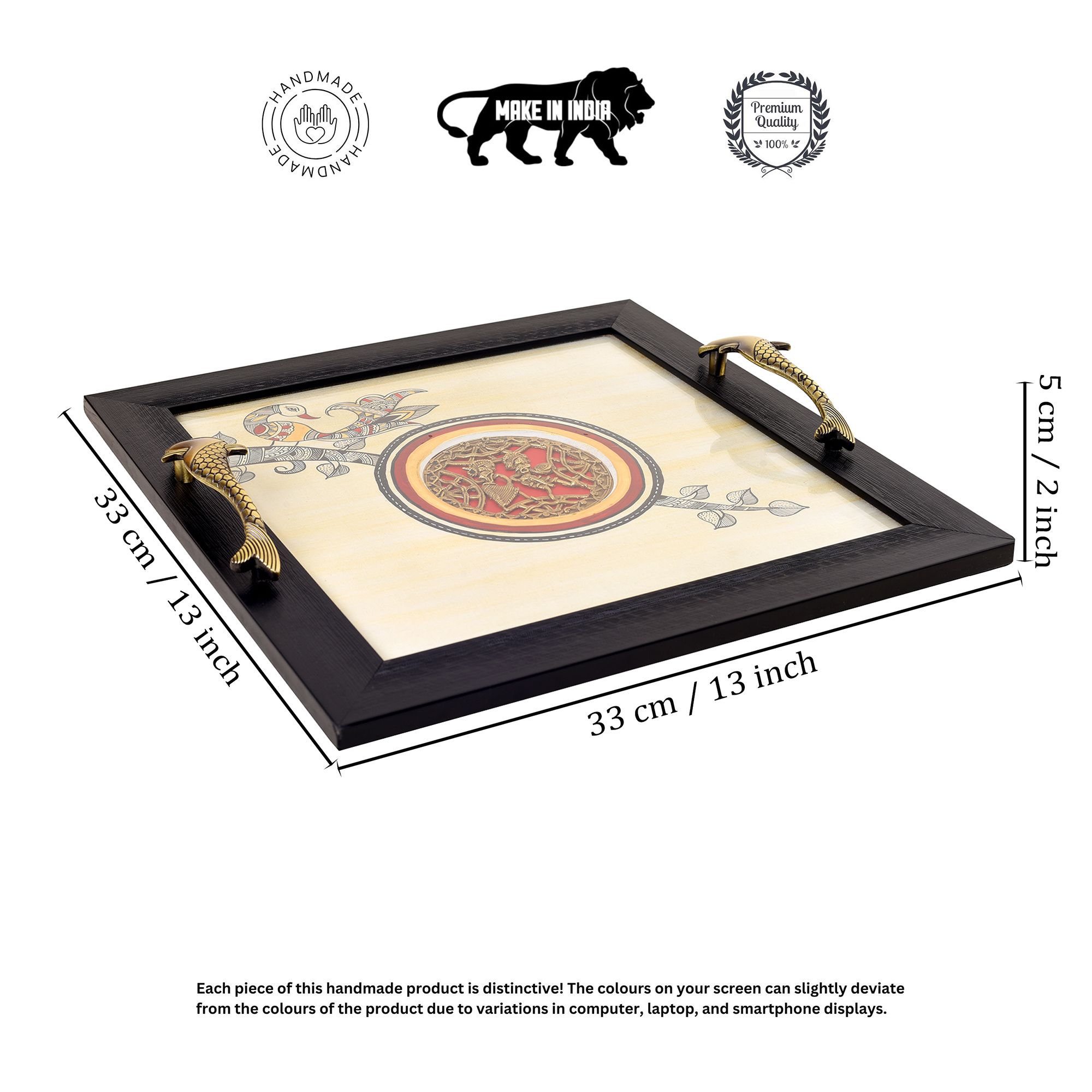 Artisan's Harmony Handcrafted Tray