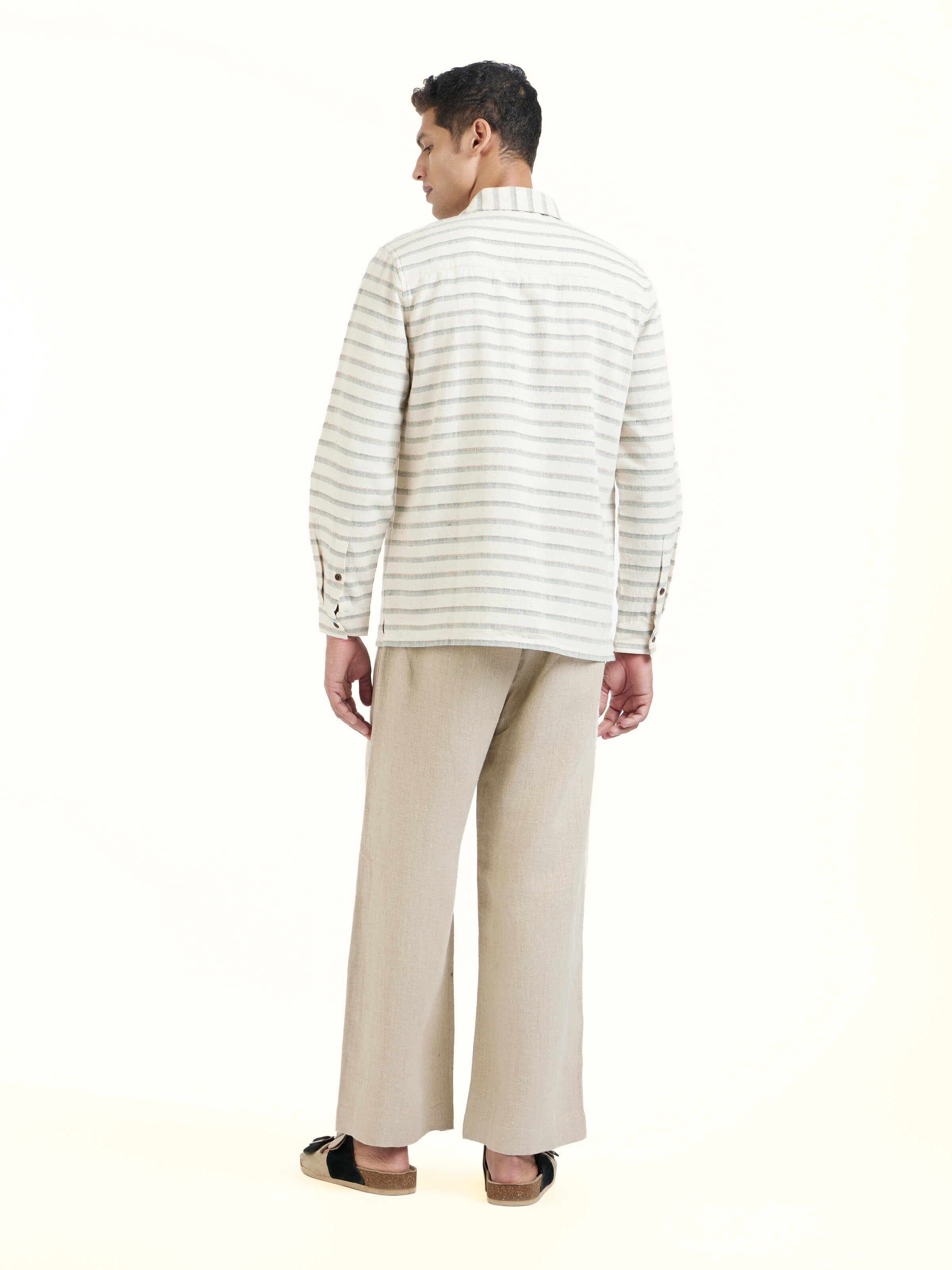 Ivory Kutchi Embroidered Shirt