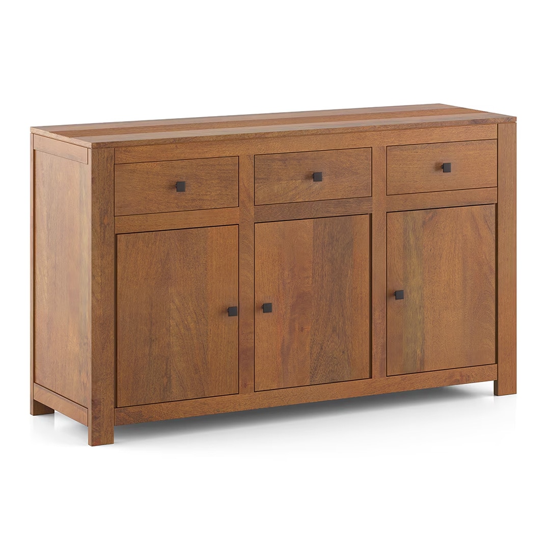Striado Sideboard in Amber Walnut Finish - Urban Ladder