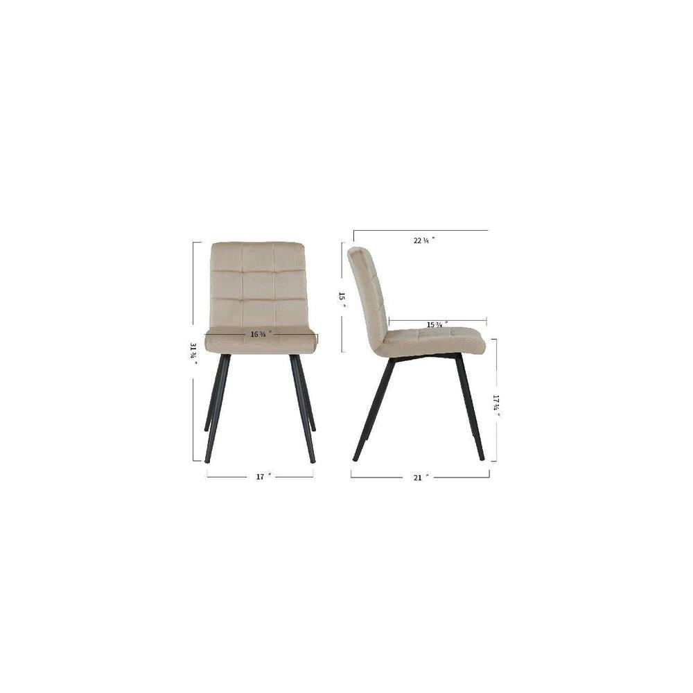 Happiness is Complimentary Dining Chair-Beige
