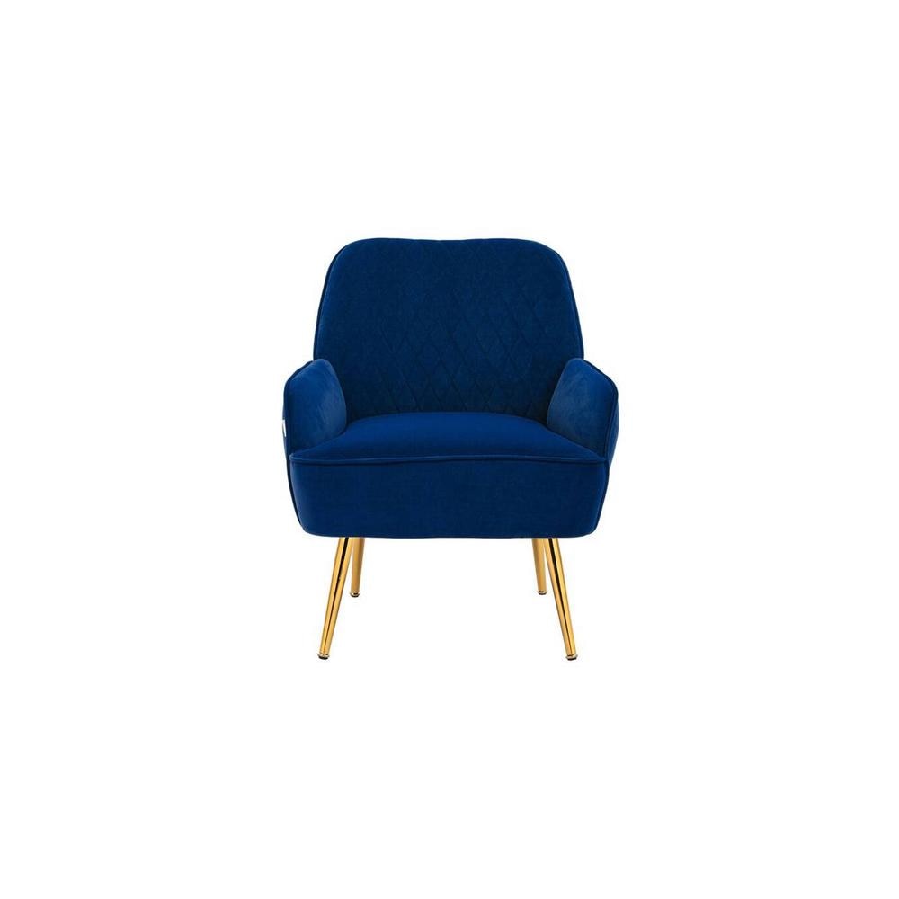 Ellie Accent Chair in Navy Blue Colour