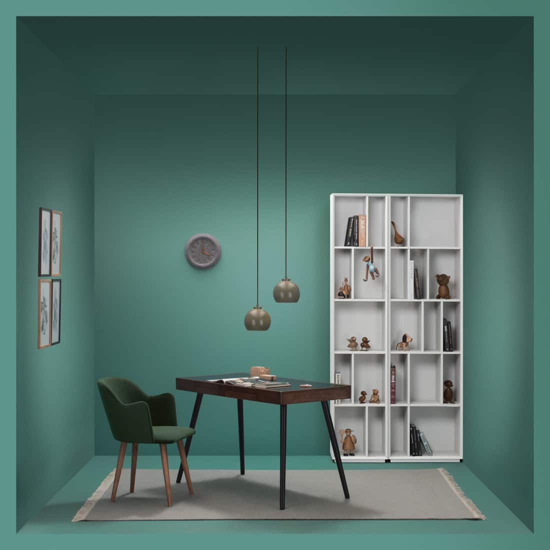 Scandinavian Tristan High Rack White Matte Finish - Nestnordic