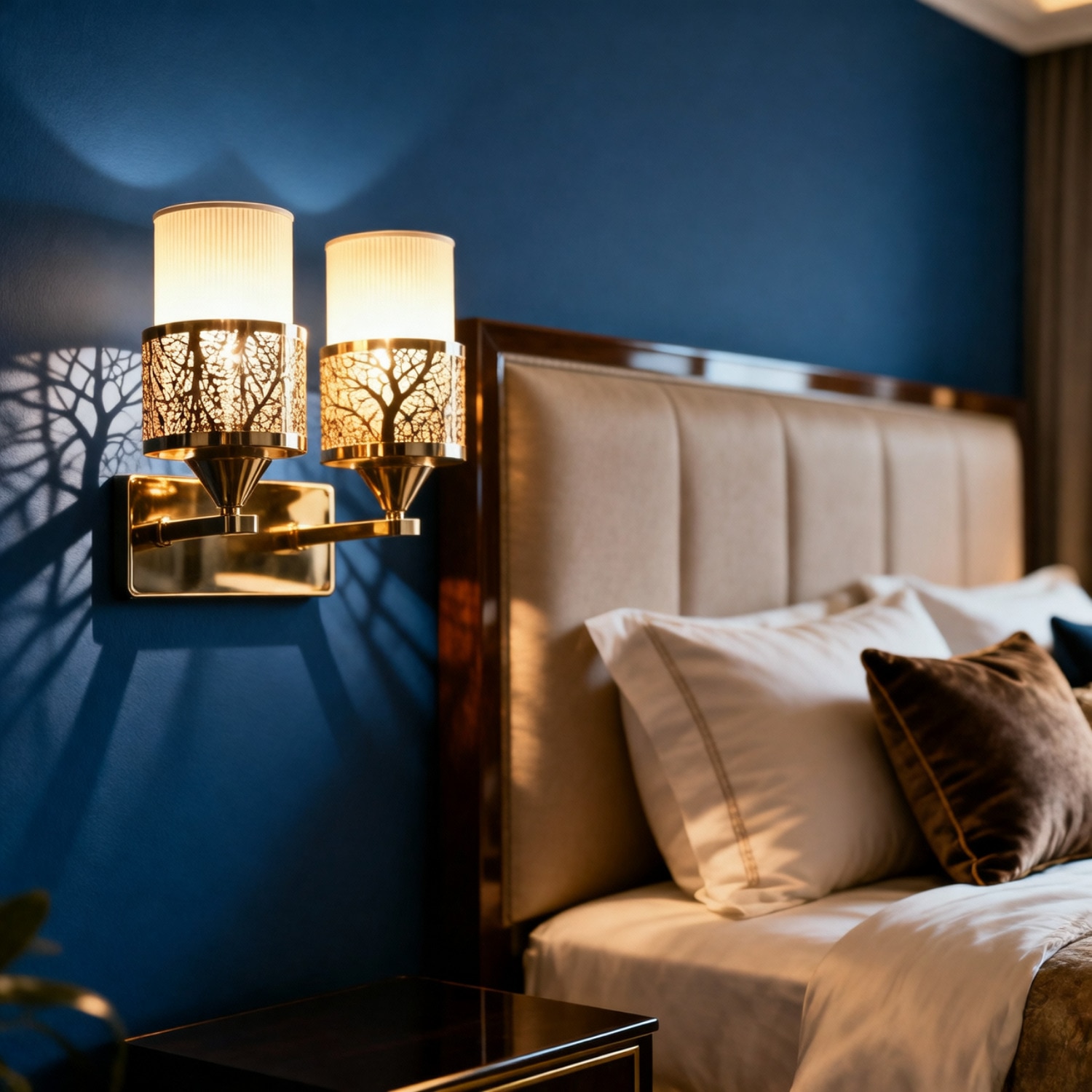 Eliante Modern Wall Lights Mild Steel & Glass Material Gold & White Finish - Eliante