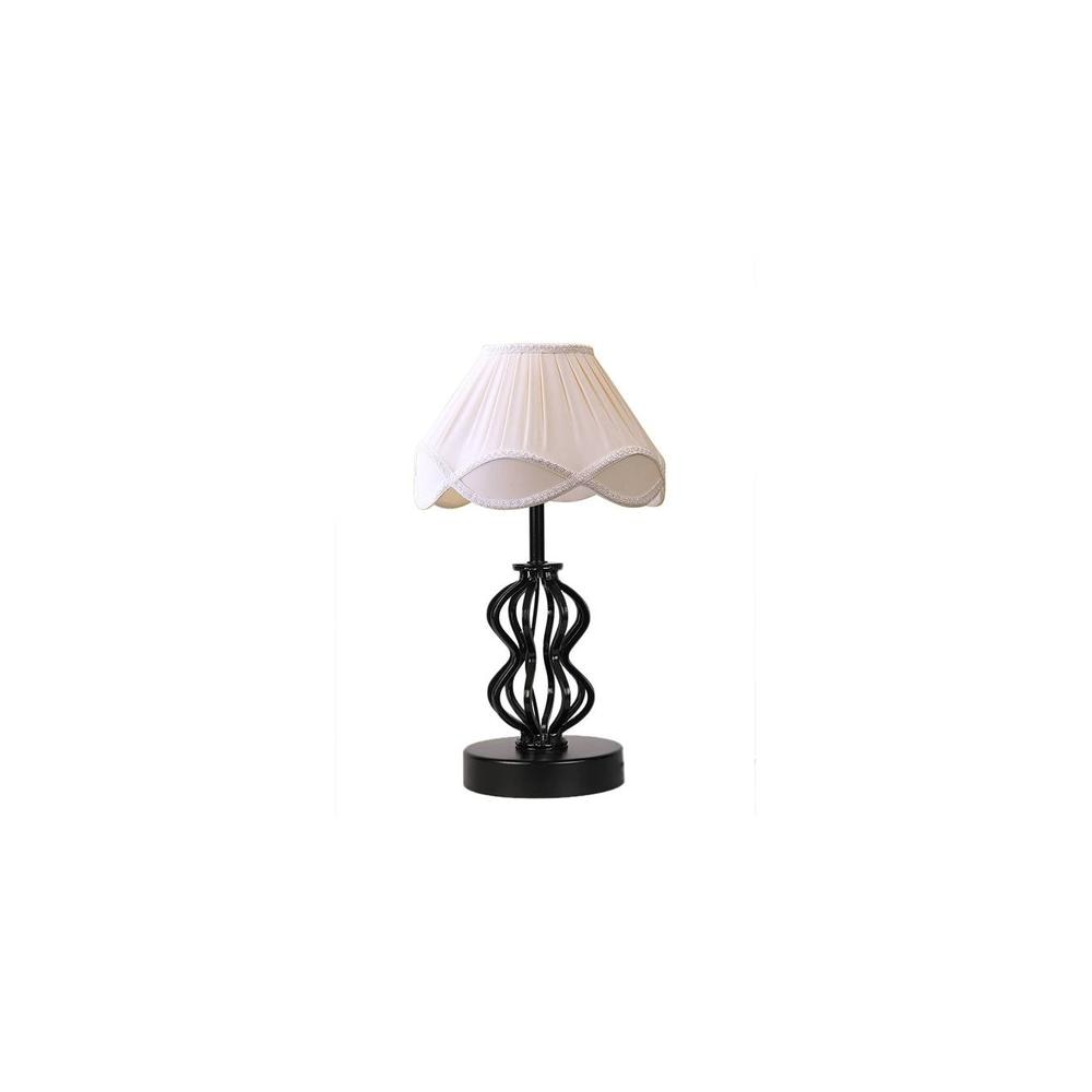 Melissa Vintage off-white Shade Table lamp with Iron Base
