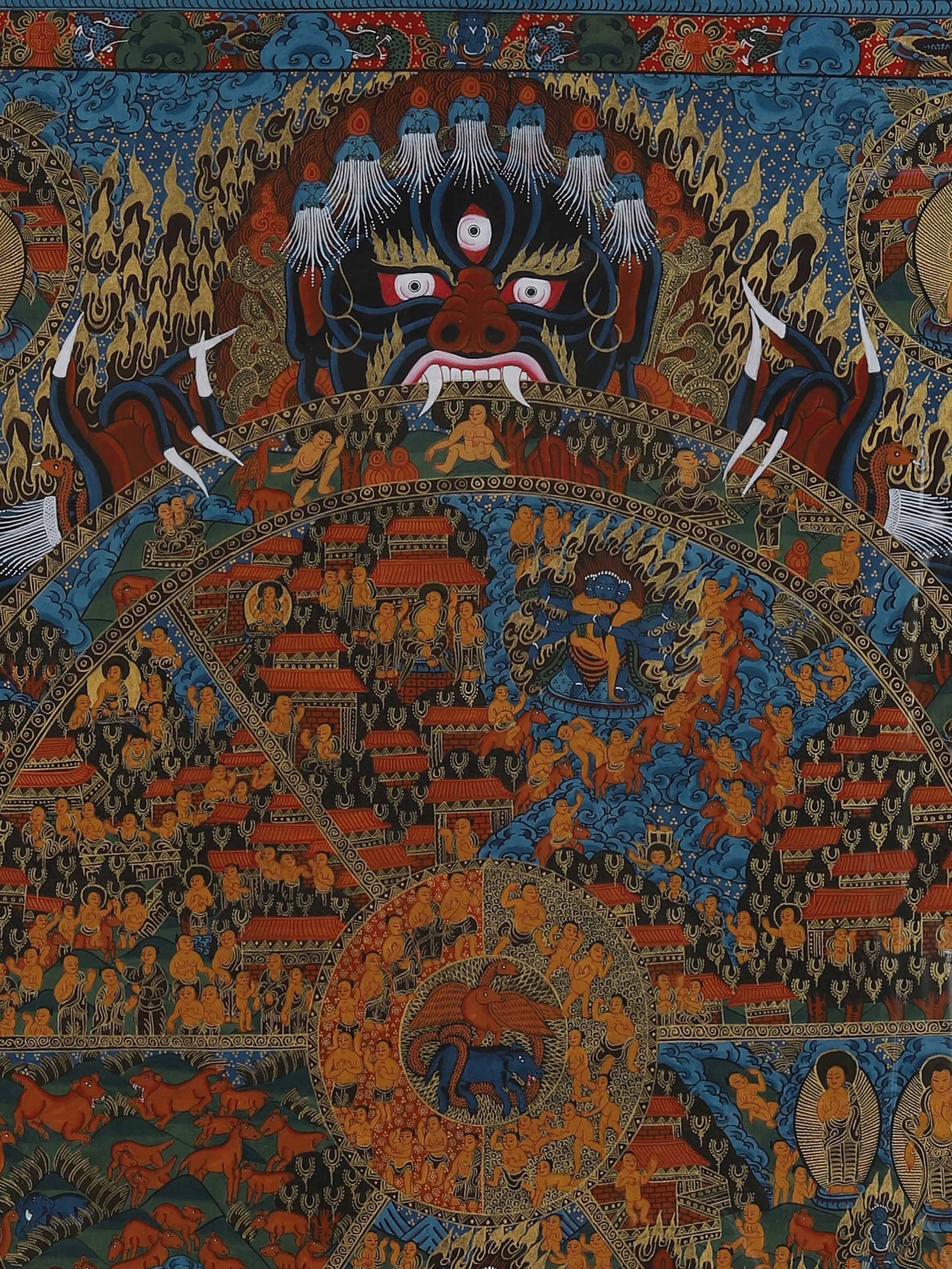 Meditation Thangka Painting
