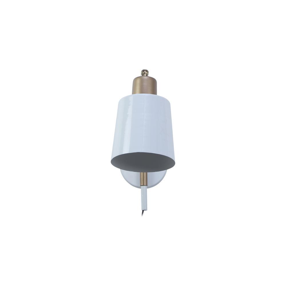 Norell White Metal Wall Light
