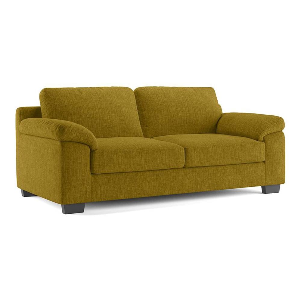 Esquel Premium 3 Seater Fabric Sofa in Olive Green Colour