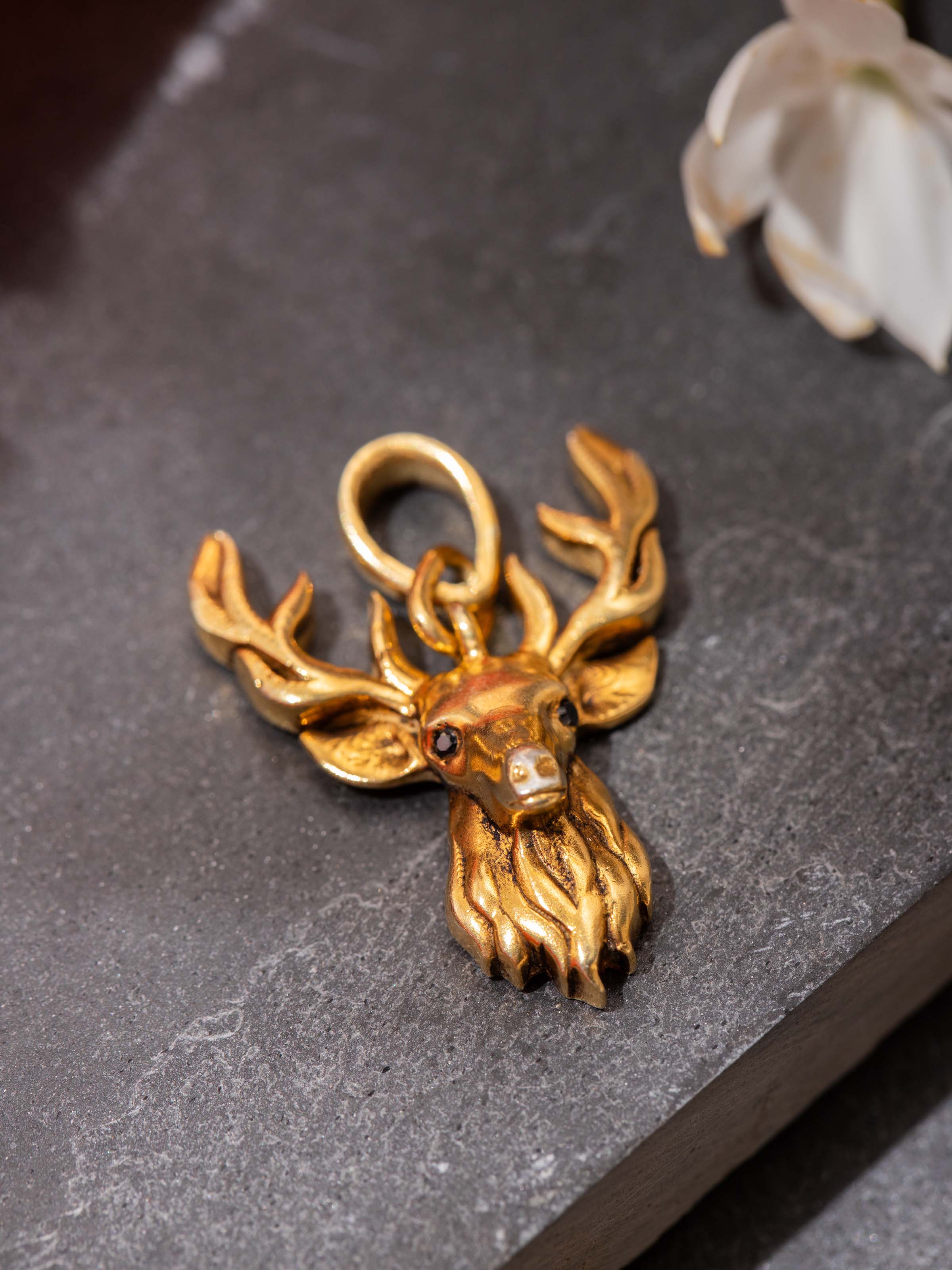 Detail shot of Silver Smithing Pendant