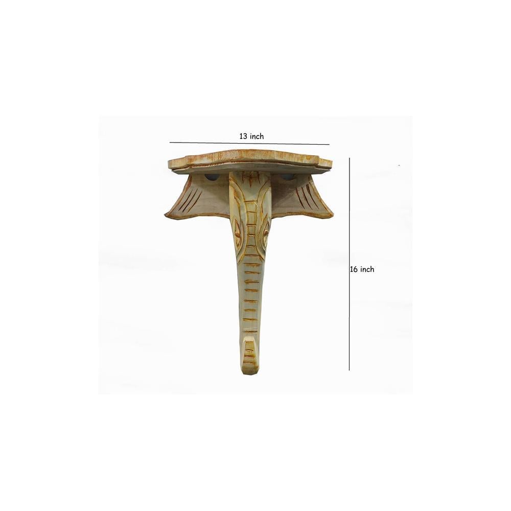 Tristina Solid Wood Wall Shelf