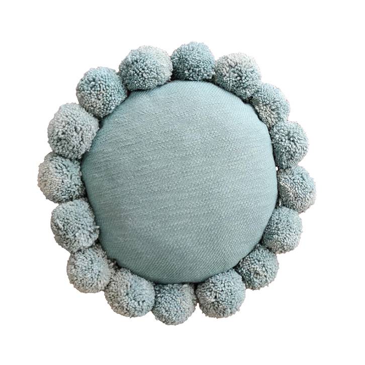 Handwoven Fluffy Tasseled Sky Cushion Cover