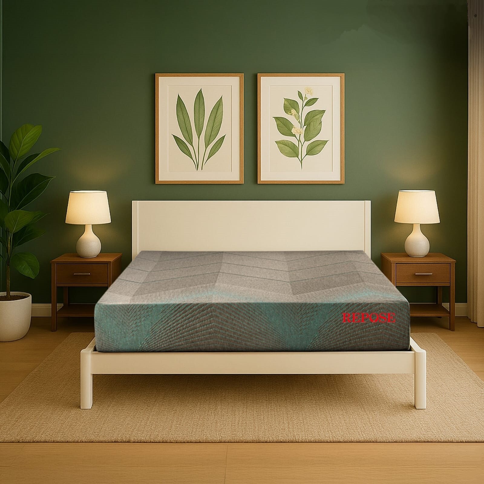 Repose Ortholux Foam PU Foam with Memory Foam Mattress (L x W: 75 inch x 72 inch, Thickness 6 Inches )-image-25
