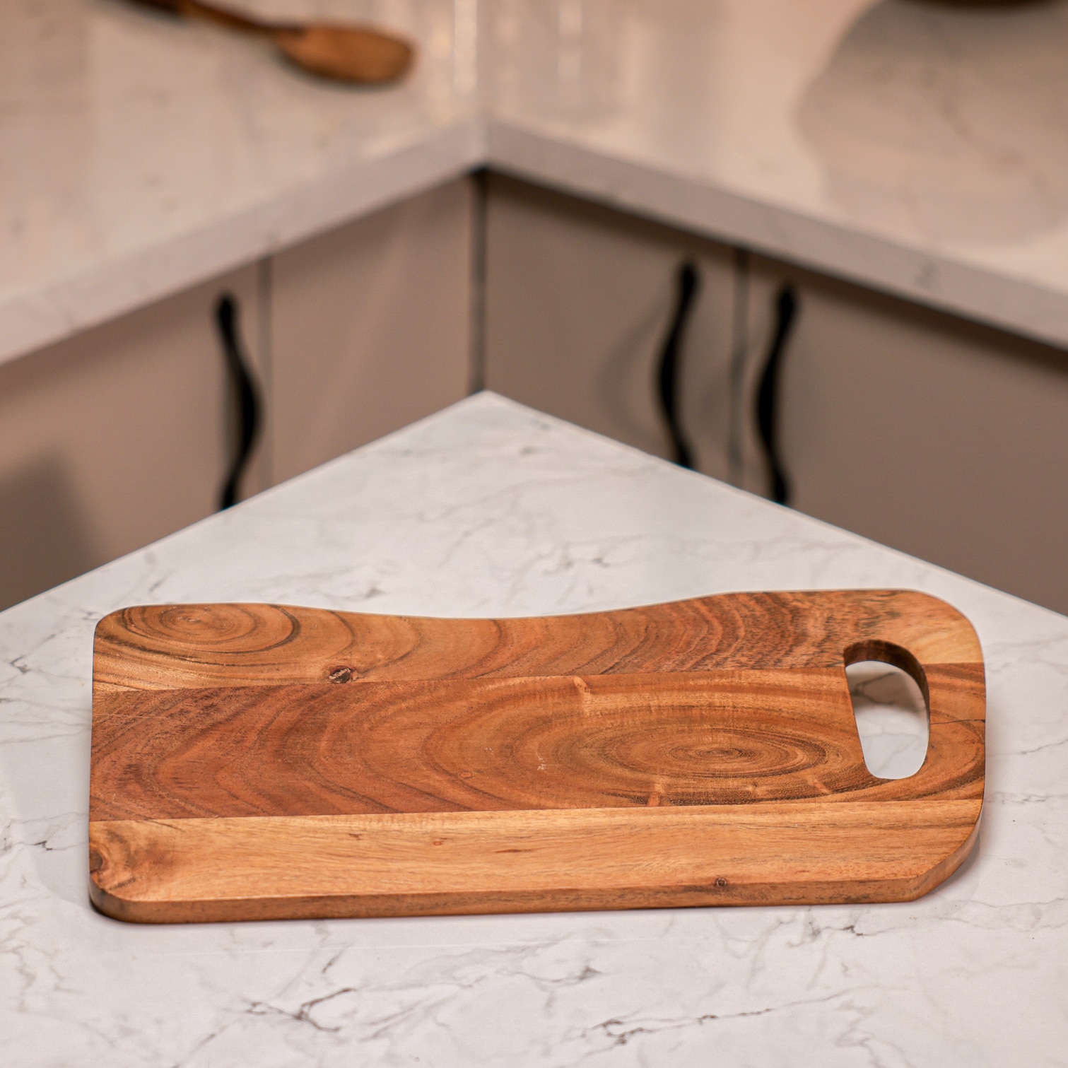 Ireka Home Chopsta Acacia Wood Chopping Board – Cutting & Serving Board