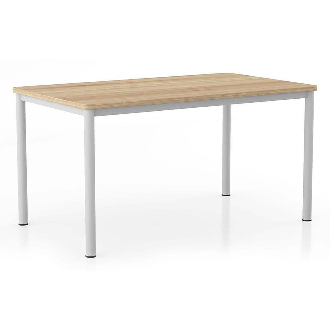 Torres 6 Seater Dining Table In White Finish