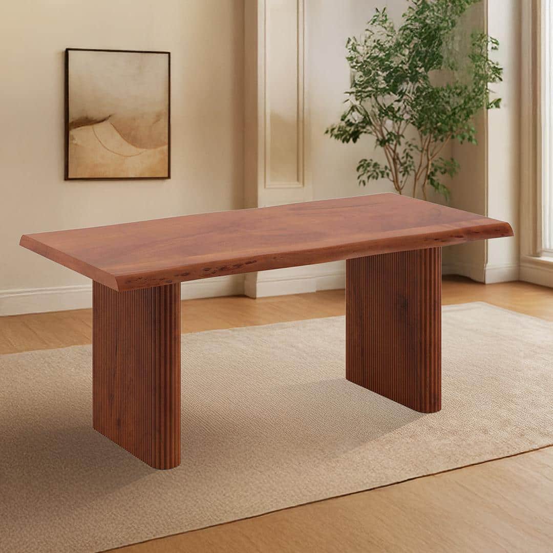 Heston Solid Wood 6 Seater Dining Table