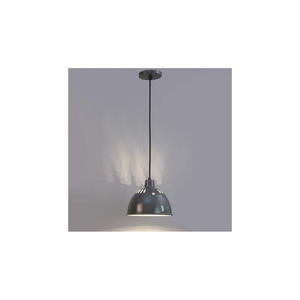 White Grey Metal Hanging Light