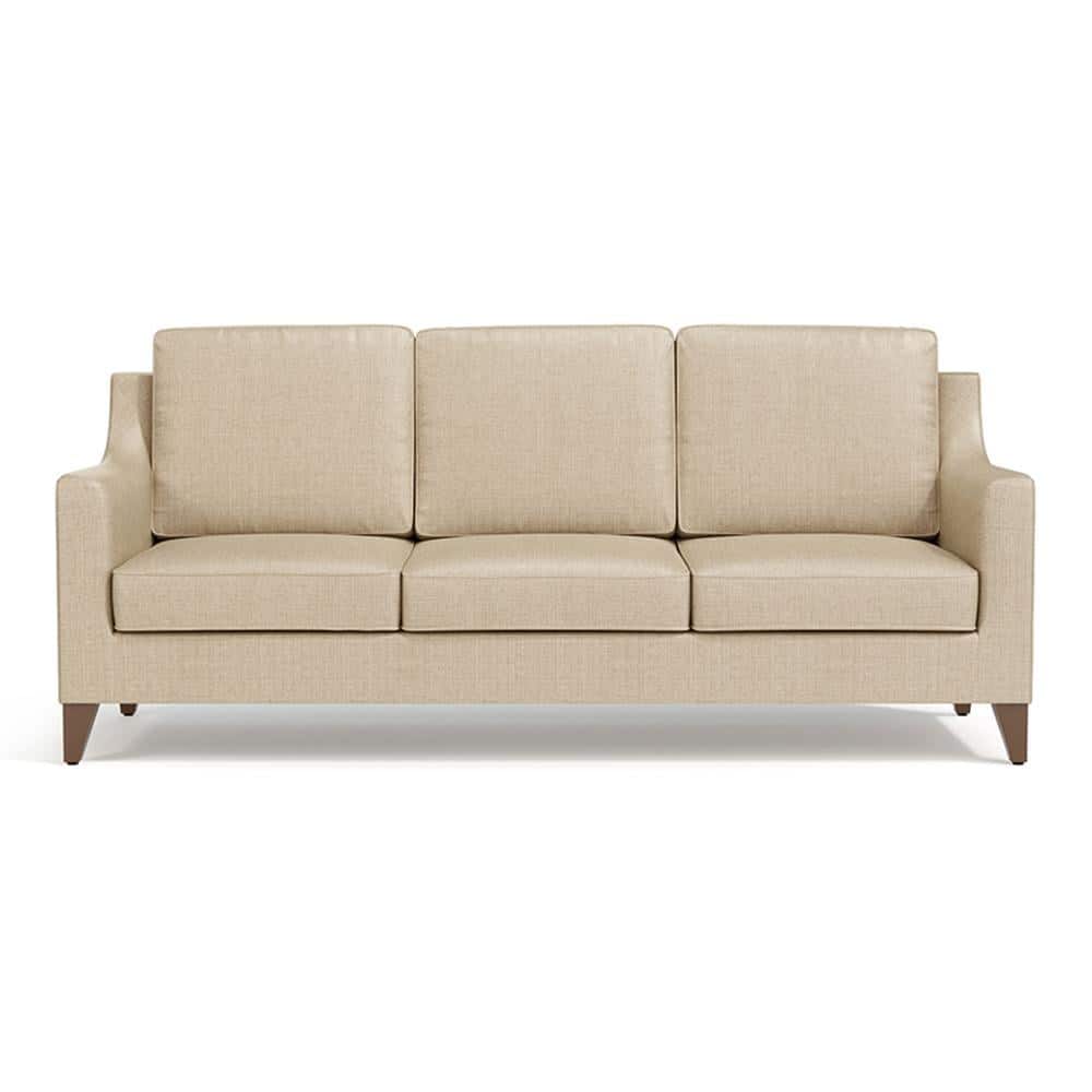 Abbey 3 Seater Fabric Sofa in Pearl Colour