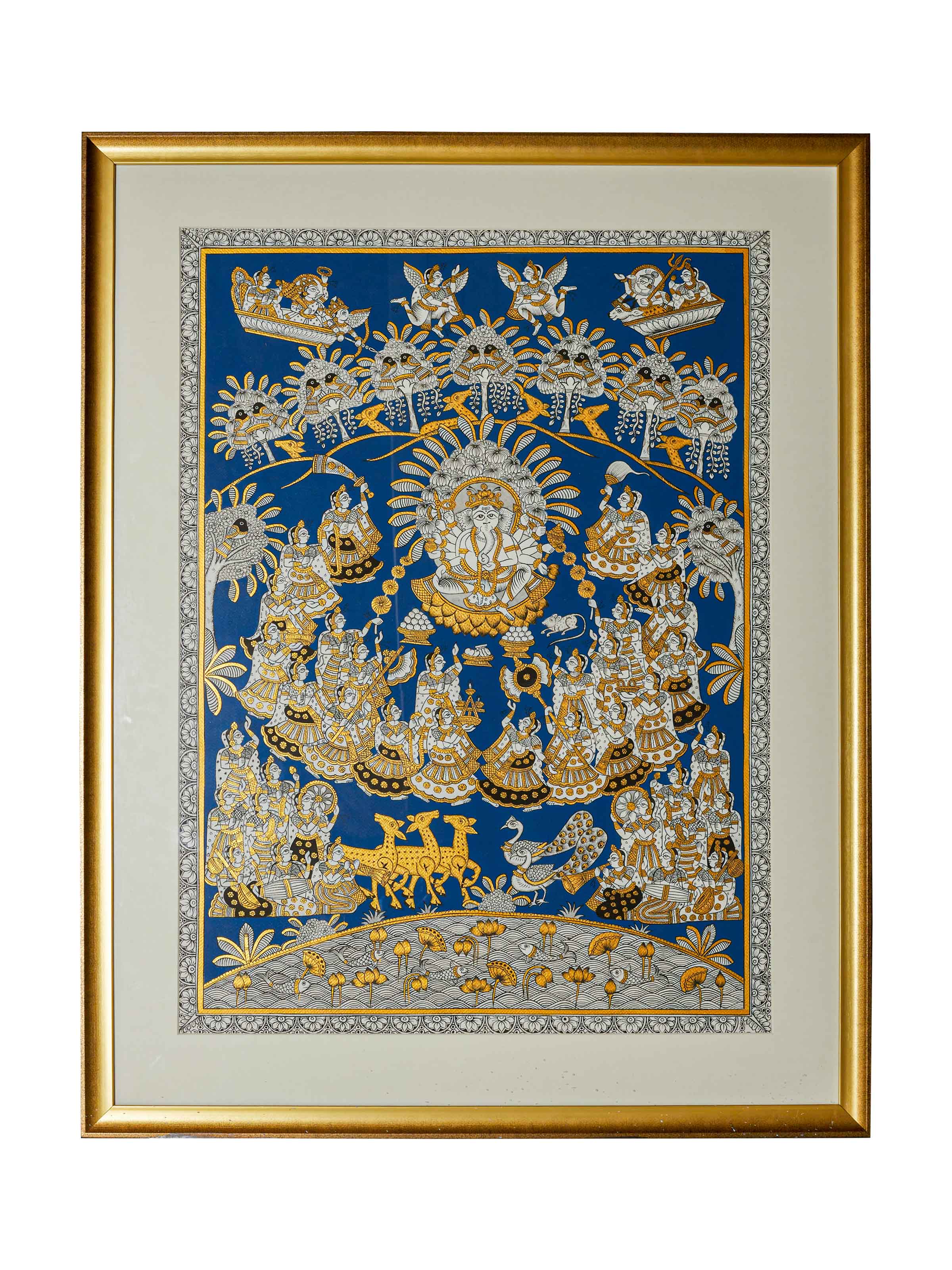 Ganesh Vandana Phad Painting